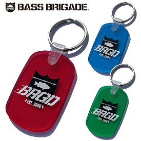 キーリング BASS BRIGADE バスブリゲード Shield Motion Logo Keyring キーホルダー バス 釣り バス釣り バスフィッシング デプス