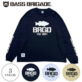 ロングスリーブTシャツ BASS BRIGADE バスブリゲード Unshielded Logo L/S Tee USLT02 長袖 シャツ ロンT バス釣り 釣り