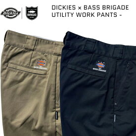 コラボパンツ バスブリゲード パンツ DUWP88 DICKIES × BASS BRIGADE UTILITY WORK PANTS ディッキーズxバスブリゲード バスフィッシング バス釣り ストリート 送料無料