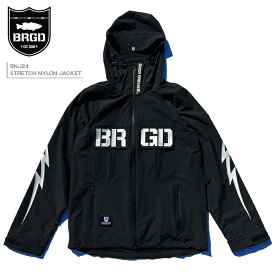 バスブリゲード ナイロンジャケット BASS BRIGADE STRETCH NYLON JACKET BBNJ24 ストレッチ 撥水 ジャケット バスフィッシング デプス バス釣り アウトドア 山登り 送料無料