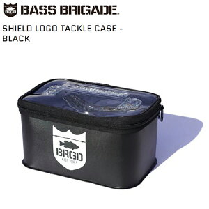 �^�b�N���P�[�X BASS BRIGADE �o�X�u���Q�[�h SHIELD LOGO TACKLE CASE - BLACK USLTC-B20 �^�b�N���P�[�X ���A�[�P�[�X �c�[���{�b�N�X �o�X�ނ� �o�X�t�B�b�V���O �J���t�H���j�A deps �f�v�X �ނ�