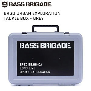 ^bN{bNX BASS BRIGADE oXuQ[h BRGD URBAN EXPLORATION TACKLE BOX - GREY UETB-A111 ^bN{bNX A[P[X c[{bNX oXނ oXtBbVO JtHjA deps fvX 