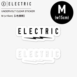 XebJ[ ELECTRIC GNgbN UNDERVOLT CLEAR STICKER- M (w15cm)y2FWJz V[ ~l[gH TOX Xm[{[h T[tB ނ St [֑Ή