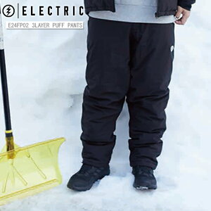 hpc Y ELECTRIC GNgbN 3LAYER PUFF PANTS / BLACK 3C[pt pc E24FP03 AEghA oXނ oXtBbVO Xm[{[h DRT 