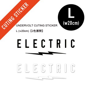 XebJ[ ELECTRIC GNgbN UNDERVOLT CUTING STICKER-L (w20cm)y2FWJz V[ ~l[gH TOX Xm[{[h T[tB ނ St [֑Ή