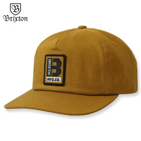 ブリクストン キャップ BRIXTON Builders MP Adjustable Hat 帽子 スナップバック キャップ メンズ レディース スケボー サーフィン ストリート
