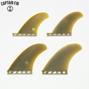 CAPTAIN FIN LvetB cCtB Jeff Mccallum Raked Quad ST Khaki 4.75 I