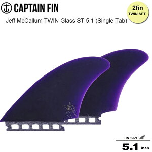 CAPTAIN FIN LvetB FUTURE t[`[ tB Jeff McCallum TWIN Glass ST 5.1 (Single Tab) T[tB cCtB L[tB T[t{[h 