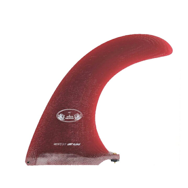楽天市場】HPD DT Flex Fin 10.5 inch Red Volan ドナルドタカヤマ 