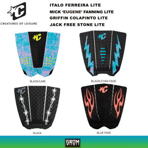 �N���G�[�`���[�Y GROM �V���[�Y 2024NEW�g���N�V���� �f�b�L�p�b�h CREATURES OF LEISURE SURFBOARD TRACTION PAD GROM�V�O�l�C�`���[�V���[�Y�@�N���G�C�`���[�f�b�L�p�b�h ���������I�y���p�b�P�[�W����
