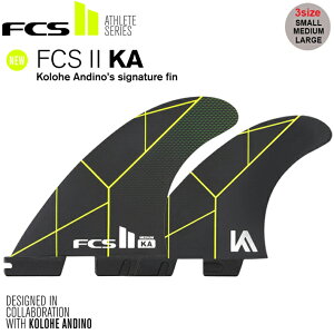 FCS2 GtV[GX2 tB  FCS II ATHLETE SERIES KOLOHE ANDINO TRI FINS S/M/LTCY Black/Acid RwAfB[m gCtB V[g{[h T[t{[h tB 3{Zbg