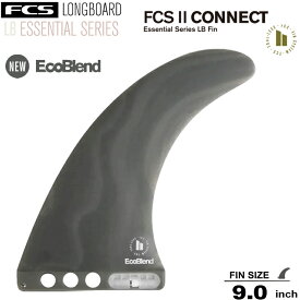 FCS2 エフシーエスツーシングルフィン 送料無料！FCS II CONNECT NEO GLASS ECO LONGBOARD FIN 9” NEWカラー新素材ネオグラス