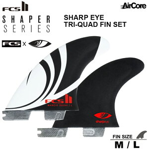 FCS2�t�B�� �G�t�V�[�G�X2�t�B�� ���������I SHAPER SERIES SHARP EYE TRI-QUAD FIN SET M/L�T�C�Y Marcio Zouvi���J�������V�V�[�Y����Sharp Eye Fin �g���C�N���b�h�t�B���Z�b�g FCS2 5�{�Z�b�g