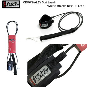 �T�[�t�B�� ���[�V���R�[�h CROW HALEY �N���E�n�[���[ REGULAR 6�f LEASH Matte Black �V���[�g�{�[�h�p���[�V���R�[�h MADE IN JAPAN �n���h���C�h �V���[�g�{�[�h �T�[�t�M�A ��������