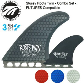 True Ames トゥルーアムス フィン Stussy Roots Twin - Combo Set - FUTURES Compatible ショーン ステューシー 日本未発売モデル！ ツインフィン/2+1フィン/フューチャーフィン3本セット 送料無料