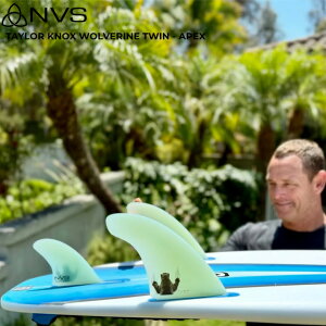 NVS SURF FINS NVS�t�B�� Taylor Knox Wolverine Twin+Stabilizer(Single Tab) �e�C���[�E�m�b�N�X �c�C���t�B�� 2+1 �J���t�H���j�A�A�T���f�B�G�S����Fin�u�����h FUTURE 3�{�Z�b�g
