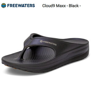 Y T_ FREEWATERS t[EH[^[X Cloud9 Maxx - Black - MO-083 AEghA Lv Jo[T_ r[`T_ 
