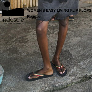 �y�p�b�P�[�W�����z���z�r�[�`�T���_�� �E�B�����Y INDOSOLE �C���h�\�[�� Women�fs EASY LIVING FLIP FLOPS -Reggae- �T���_��/�T�[�t�B��/�A�E�g�h�A/�L�����v/�X����