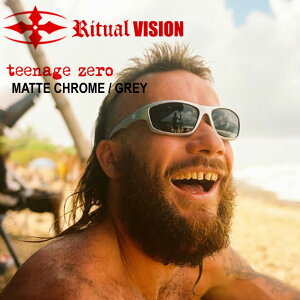 �T���O���X RITUAL VISION ���`���A�� �r�W���� TEENAGE ZERO MATTE CHROME / GREY �I�[�X�g�����A�� ���T�C�N���v���X�`�b�N�E�A�C�E�F�A�u�����h ���{���㗤 ��������