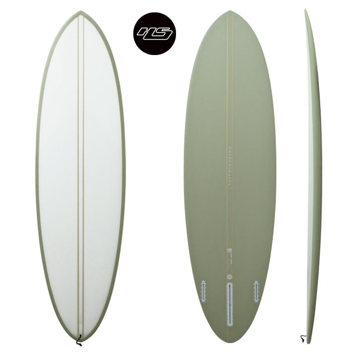 HaydenShapes Surfboards ヘイデンシェイプス HSサーフボード MID LENGTH GLIDER PU - KELP  SINGLE BOX FUTURES 2+1 ミッドレングス グライダー ※別途送料 | TRICKY　WORLD　OSAKA