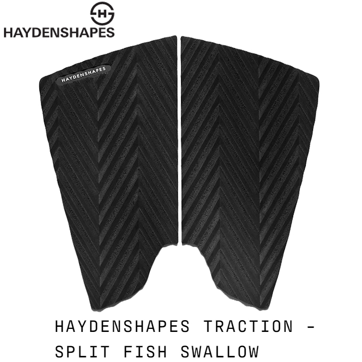 即納！最大半額！ <br>HaydenShapes Surfboards ヘイデンシェイプス<br> HAYDENSHAPES TRACTION  SPLIT FISH SWALLOW <br>トラクションパッド 2ピース Hypto Krypto Twin MISC 用 サーフボード  デッキパッド 送料無料 <br>