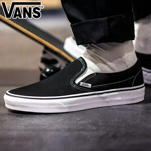 VANS ���@���Y �o���Y Classic Slip-On �X���b�|�� Black VN000EYEBLK �u���b�N �X�j�[�J�[ �V���[�Y �C ������� �����Y ���f�B�[�X