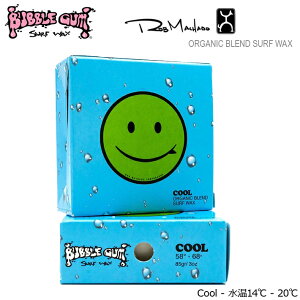 T[tBbNX Bubble Gum x Rob Machado Organic Blend Surf Wax - Cool - 14 - 20 ouKbNX u}`h I[KjbN T[tbNX