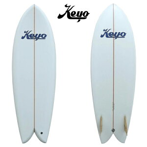 KEYO SURFBOARDS キーヨ サーフボード TRADITIONAL FISH トラディショナルフィッシュ 5’7” オンフィン フィッシュ/ツインフィン ※営業所止め配送