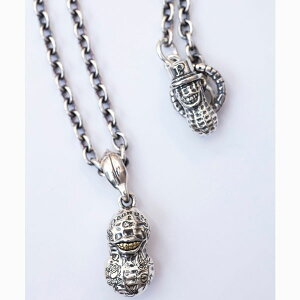 Peanuts & Company Tatoo Peanuts S Size Sv X K10yg + Peanuts Silver Chain 50cm �s�[�i�b�c�J���p�j�[ �^�g�D�[ �s�[�i�b�c S�T�C�Y �V���o�[�`�F�[�� 50cm