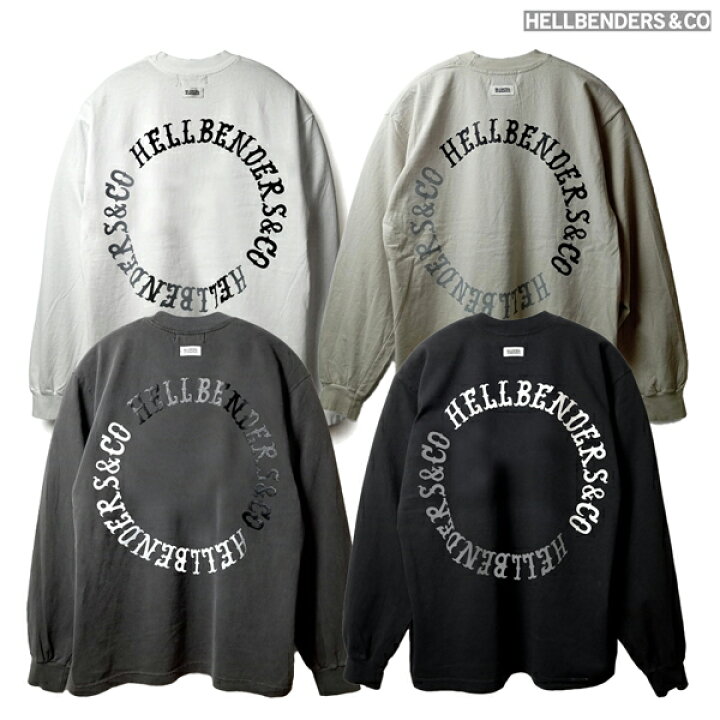 楽天市場】Hellbenders&co Circle logo LS TEE 6.5oz USA Cotton 2 