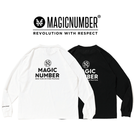 Magic Number Stock Logo Us Cotton L/S T-Shirt マジックナンバー ストック ロゴ ロングスリーブ
