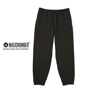 Magic Number Leopard Bleach Sweat Pants �}�W�b�N�i���o�[ ���I�p�[�h �u���[�` �X�E�F�b�g �p���c