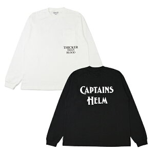 Captains Helm Thicker Than Blood Pocket Ls Tee �L���v�e���Y�w���� �V�b�J�[ �U�� �u���b�h �|�P�b�g �����O�X���[�u �e�B�[