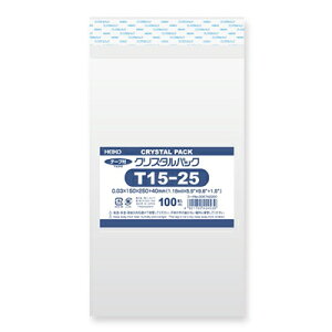 y[֑ΉzHEIKO OPP NX^pbN T15-25(e[vt) 100 0D03×150×250{e[v40mm