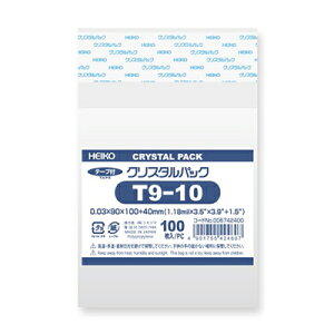 y[֑Ήz HEIKO OPP NX^pbN T9-10(e[vt) 100 0D03×90×100{e[v40mm