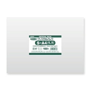 y[֑ΉzHEIKO OPP NX^pbN S-A4 (e[vȂ) 100 0D03×310×225mm