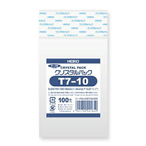 y[֑ΉzHEIKO OPP NX^pbN T7-10(e[vt) 100 0D03×70×100{e[v30mm