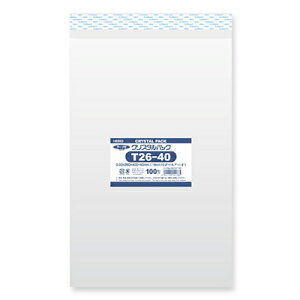 y[֑ΉzHEIKO OPP NX^pbN T26-40(e[vt) 100 0D03×260×400{e[v40mm