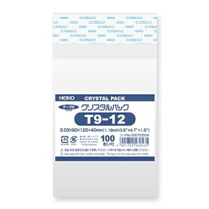 y[֑ΉzHEIKO OPP NX^pbN TT9-12(e[vt) 100 0D03×90×120{e[v40mm