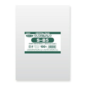 y[֑ΉzHEIKO OPP NX^pbN S-B5 (e[vȂ) 100 0D03×195×270mm