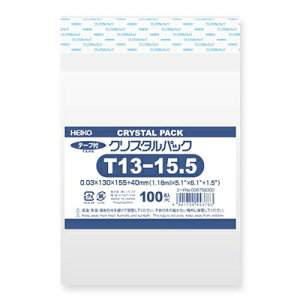 y[֑ΉzHEIKO OPP NX^pbN T13-15.5(e[vt) 100 0D03×130×155{e[v40mm