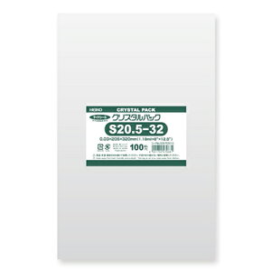 y[֑ΉzHEIKO OPP NX^pbN S20.5-32 (e[vȂ) 100 0D03×205×320mm