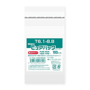 y[֑ΉzSWAN OPP sApbN T6.1-8.8 (e[vt) 04 100 0D04×61×88{e[v30mm