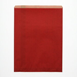 HEIKO 紙袋 柄小袋 Rタイプ R-10 筋入無地赤 200枚 幅250×高330mm