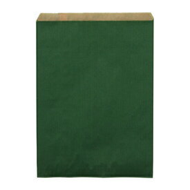 【メール便対応】HEIKO 紙袋 柄小袋 Rタイプ R-20 筋入無地グリーン 200枚 幅215×高290mm