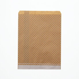 【メール便対応】HEIKO 紙袋 柄小袋 Rタイプ R-50 ピンドット WH 200枚 幅180×高230mm