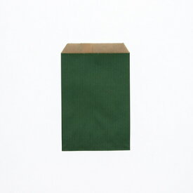 【メール便対応】HEIKO 紙袋 柄小袋 Rタイプ R-85 筋入無地グリーン 200枚 幅105×高150mm