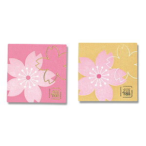 【メール便対応】HEIKO ギフトシール(和風シール) 二重桜 32片 縦30×横30mm