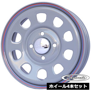 ホイール4本セット デイトナ DAYTONA'S G2 グレー 13インチ 4.5J 4穴100 +40 軽自動車