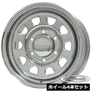 ホイール4本セット デイトナ DAYTONA'S クローム 17インチ 6.5J 6穴139.7 +38 ハイエース200系